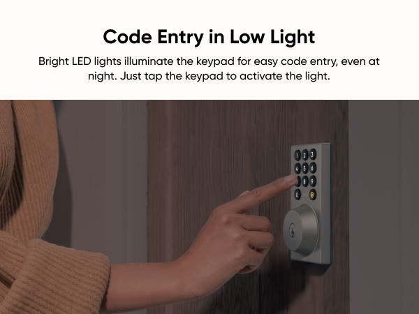 T85D0121 Code Entry in Low Light