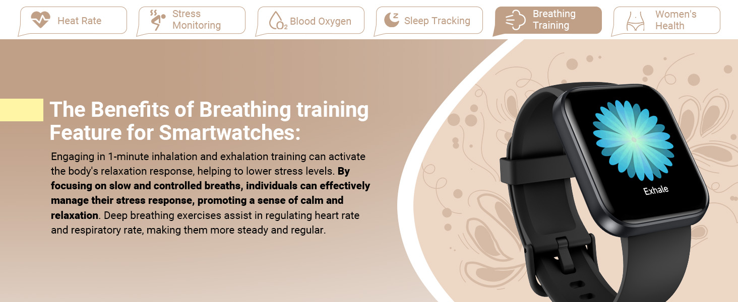 Breathe training smart watch