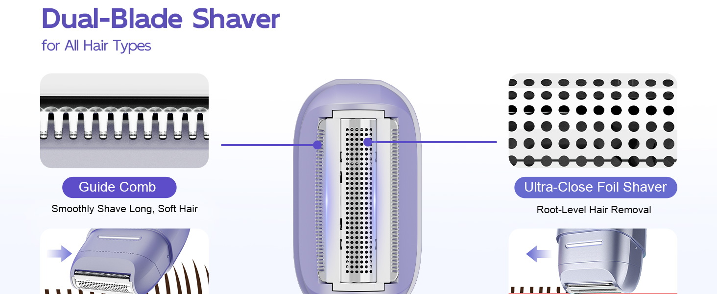 Lady shaver, womens electric razor &amp;amp; face shavers for women for gentle, smooth use