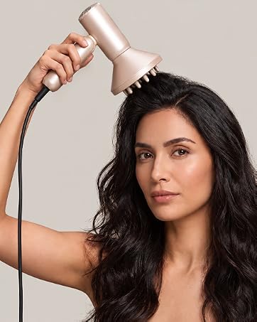 Hair dryer with a diffuser