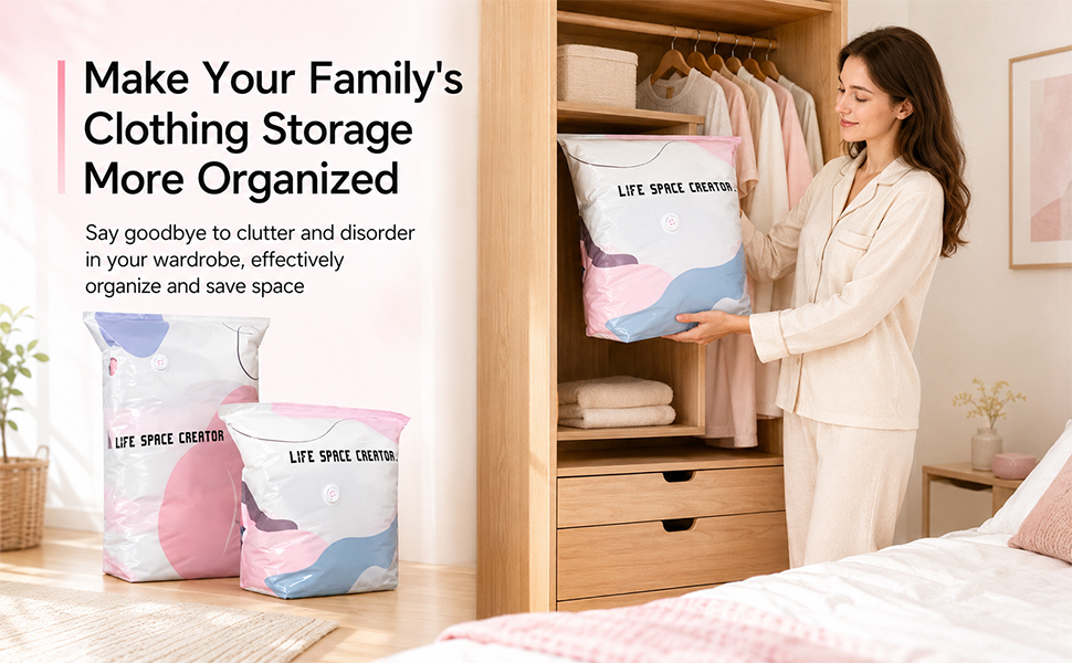 no pump vacuum storage bags
