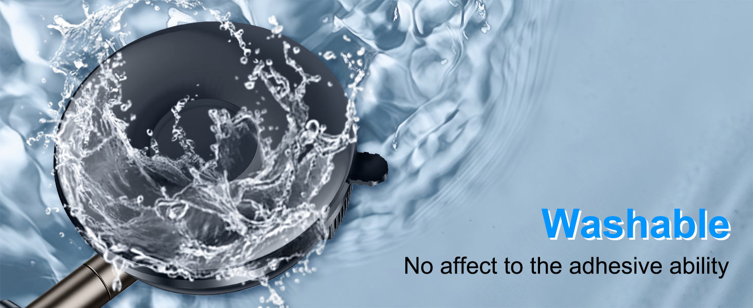 xuenair magnetic phone holder for car suction, washable and resuable