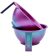 Colortrak SC Aurora Bowls, Stackable Color Bowls With Non-Slip Rubber Bottom, Easy-Pour Spout Lip...