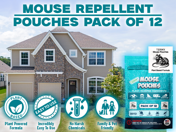 mouse repellent pouches