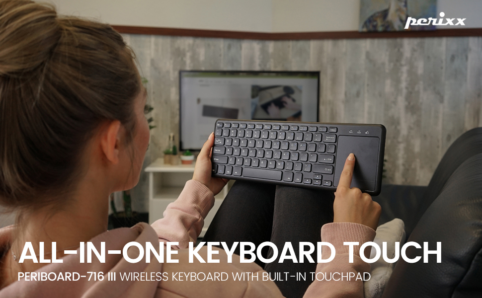 wireless keyboard with touchpad