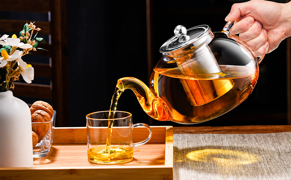 glass teapot
