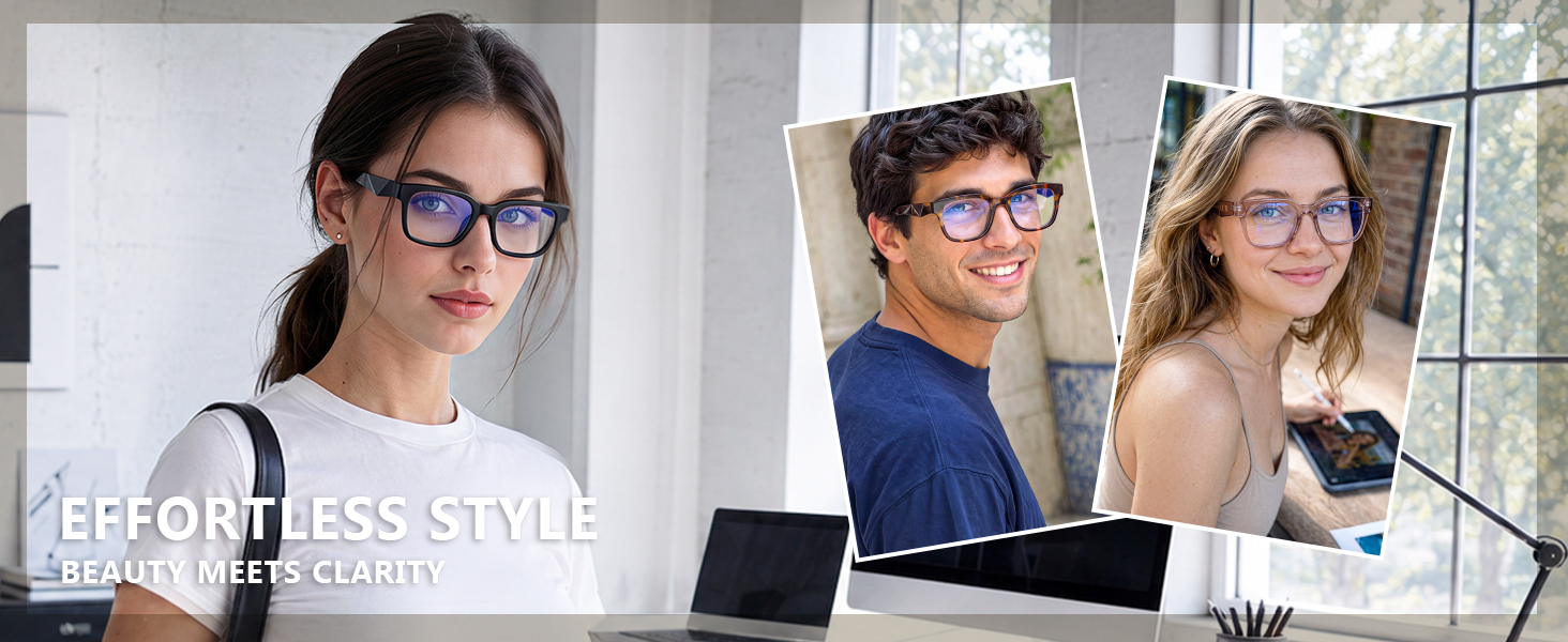 blue light glasses for woman