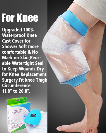 KNEE CAST COVER FOR SHOWER