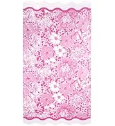 Lilly Pulitzer Oversized Pool/Beach Towel, 40 x 72, Large Cotton Patterned Towel with Scalloped E...