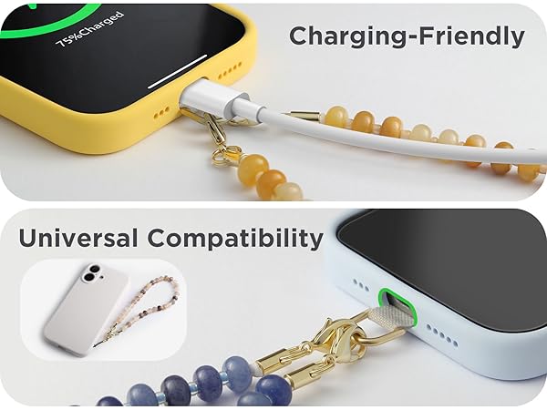 phone charm wrist strap