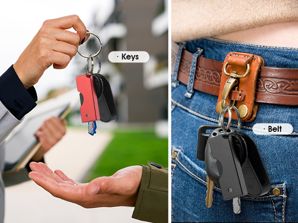 Easy to carry out with keychain holder