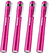 WORKPRO LED Pen Light, Aluminum Pen Flashlights, Pocket Flashlight with Clip for Inspection, Emer...