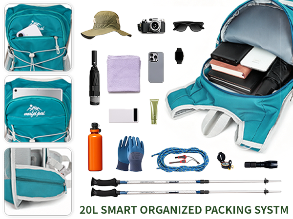 20L Water Backpack for Hiking
