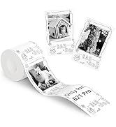 NIIMBOT Photo Papers Only for B21 Pro 300DPI Label Maker, Cute Dog Stickers for Kids, Beauty Memo...