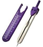Purple EKG Calipers Measuring Tool, ECG Calipers Measuring Tool,Caliper Divider for Measuring Ele...