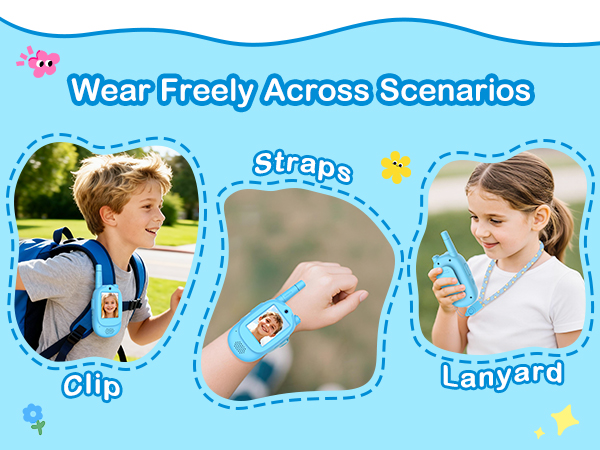 kid video walkie talkies