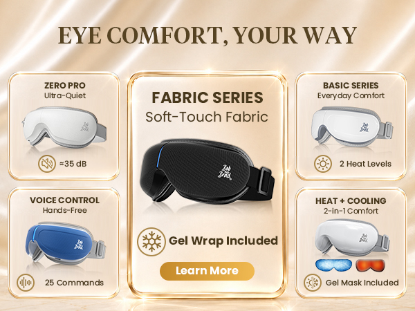 eye massager with heat and cooling