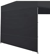 Joramoy Instant Canopy SunWall Canopy Sidewalls 10x10 for Pop Up Canopy, Canopy Walls 10x10 for O...