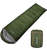 Sleeping Bag,3-4 Seasons Warm Cold Weather Lightweight, Portable, Waterproof Sleeping Bag with Co...