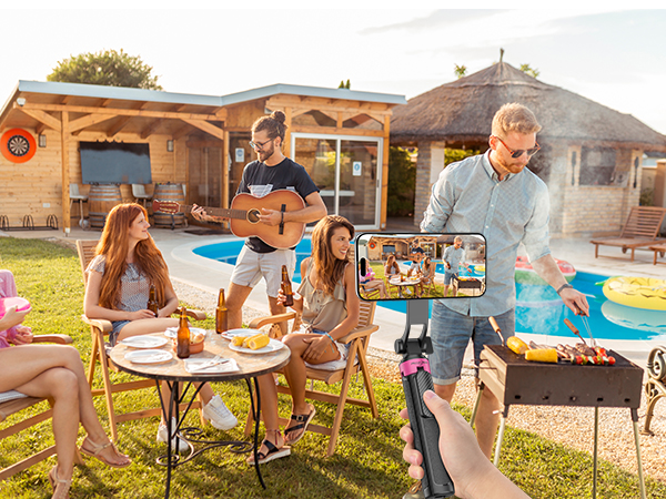 Magnetic Selfie Stick Tripod with Remote