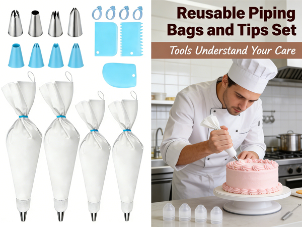 reusable piping bags pastry bags and tips baking piping bags and tips professional piping bags