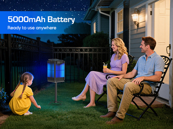 solar bug zapper patio backyard camping RV trips porch garden garage kitchen outdoor indoor