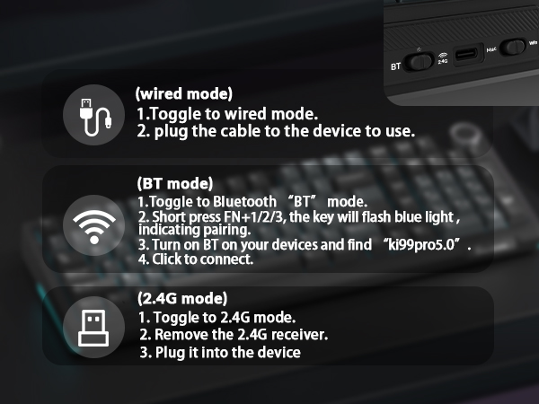 KI99 mechanical keyboard