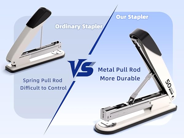 Compared with traditional staplers, the metal rods are more durable