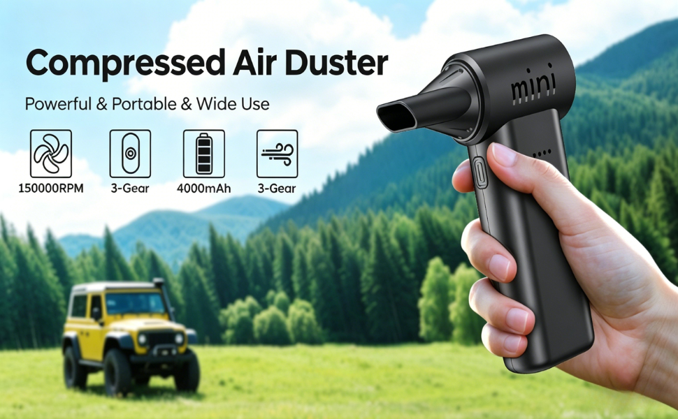 Cordless Electric Air Duster