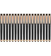 Linbsunne Black Gel Pens 0.7mm Medium Point Pen Office Pens 2-in-1 Stylus Pens for Touch Screens ...