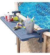 POOLHACKER Poolside Bar, [Original] Swim Up Bar Exclusively for Above-Ground Round Pools. Patio P...