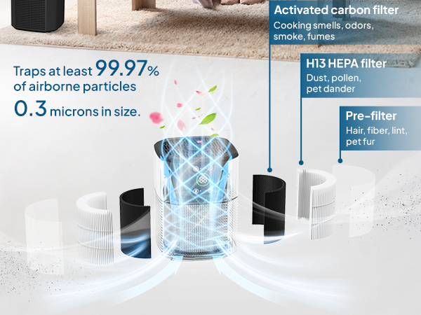 Air Purifier for Home Bedroom