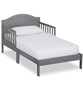 Dream On Me Sydney Toddler Bed in Steel Grey, Greenguard Gold Certified