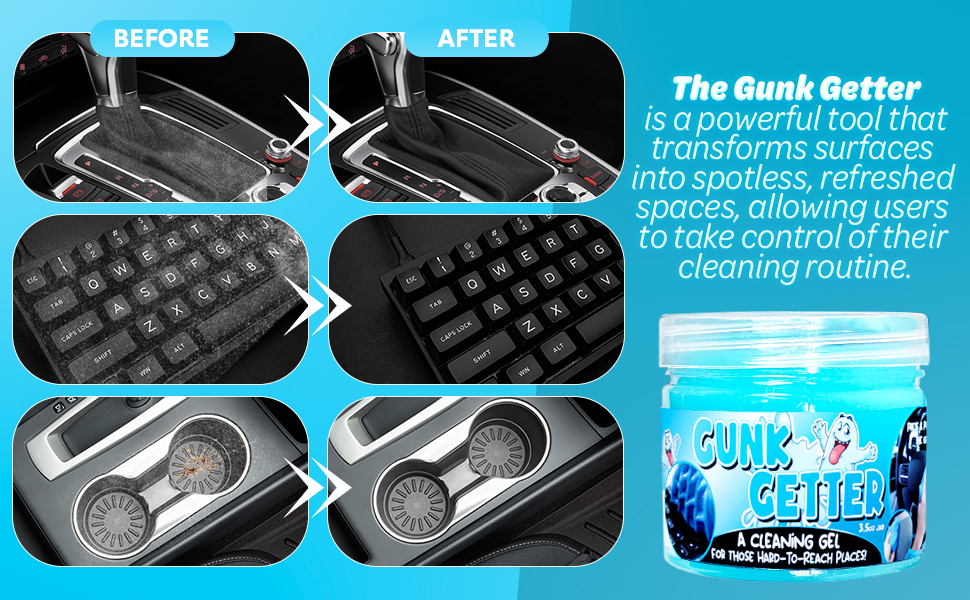 Electronic Keyboard Office, Slime Gel Cleaner Dust Crumb Removal