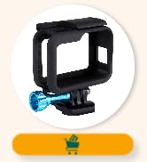 MiPremium Housing Frame Case for GoPro Hero 8 Black. Protective Shell Cage Mount Accessories Kit ...