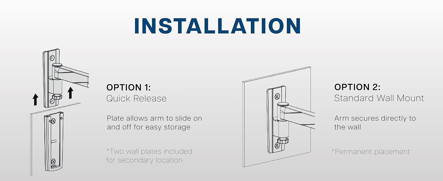 Quick Release TV Wall Mount