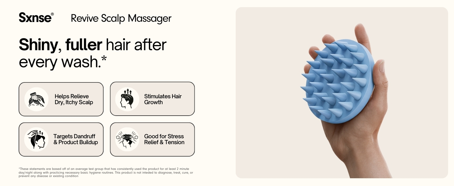 Revive Silicone Scalp Massager