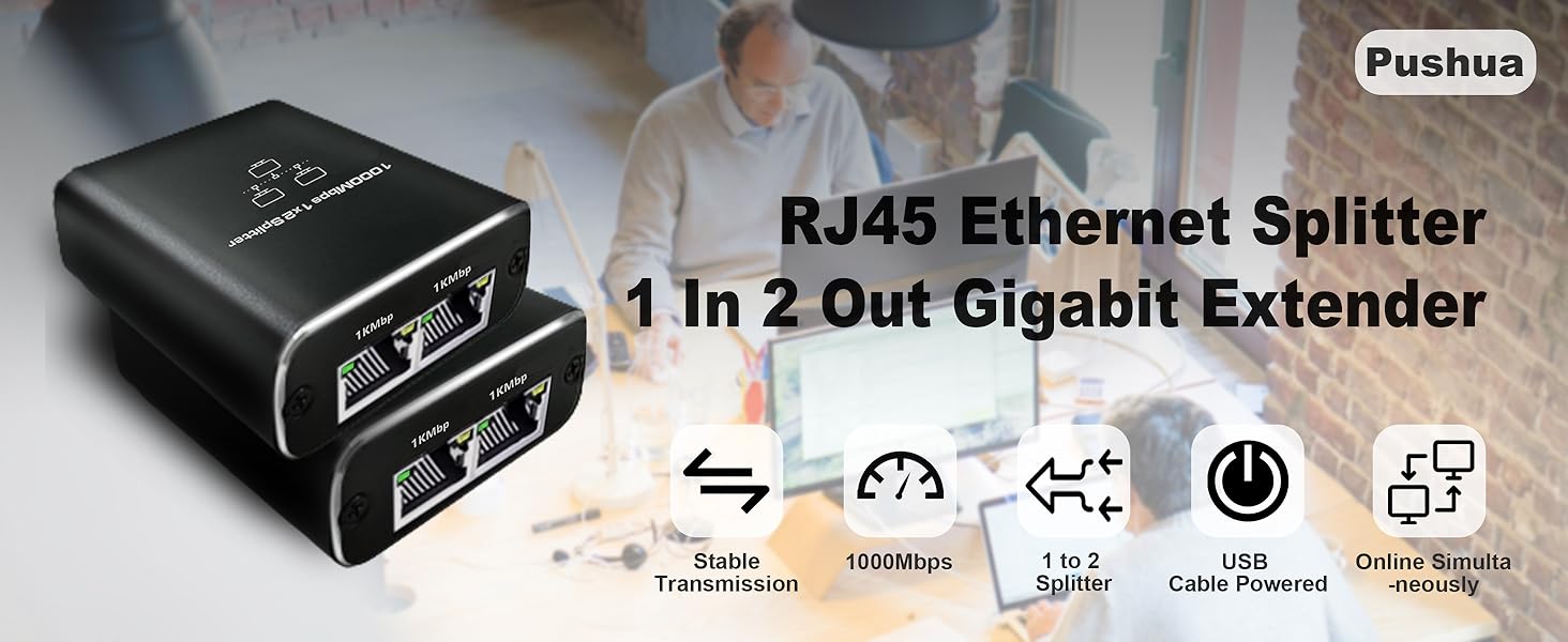 gigabit ethernet splitter