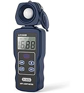 Dr.meter Professional LED Light Meter, Digital Illuminance Meter with 0-200,000 Measuring Ranges ...