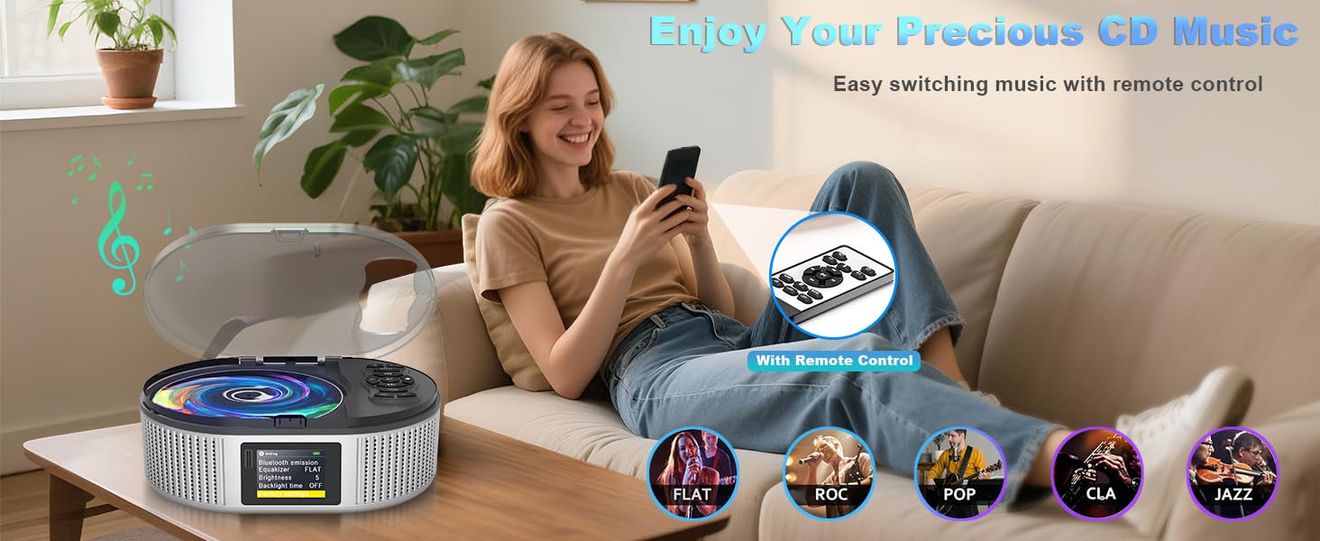 Portable CD Player with Speakers