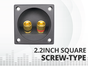 spring loaded speaker box terminal