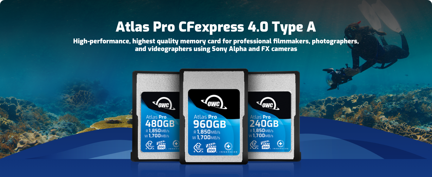 CFexpress 4.0 Type A Memory Card atlas digital camera card HIGH SPEED DURABLE
