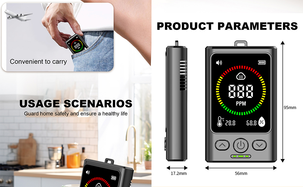 Portable Carbon Monoxide Detector