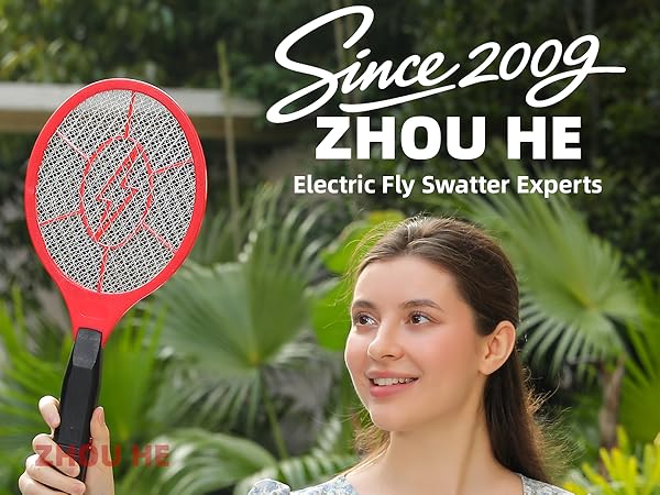 Electric Fly Swatter 2 Pack (Red &amp;amp; Blue)