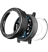DZHAXIE Metal Case for Amazfit Active Max 1.5" Smart Watch with Back Cover, 2 in 1 | Military-Gra...
