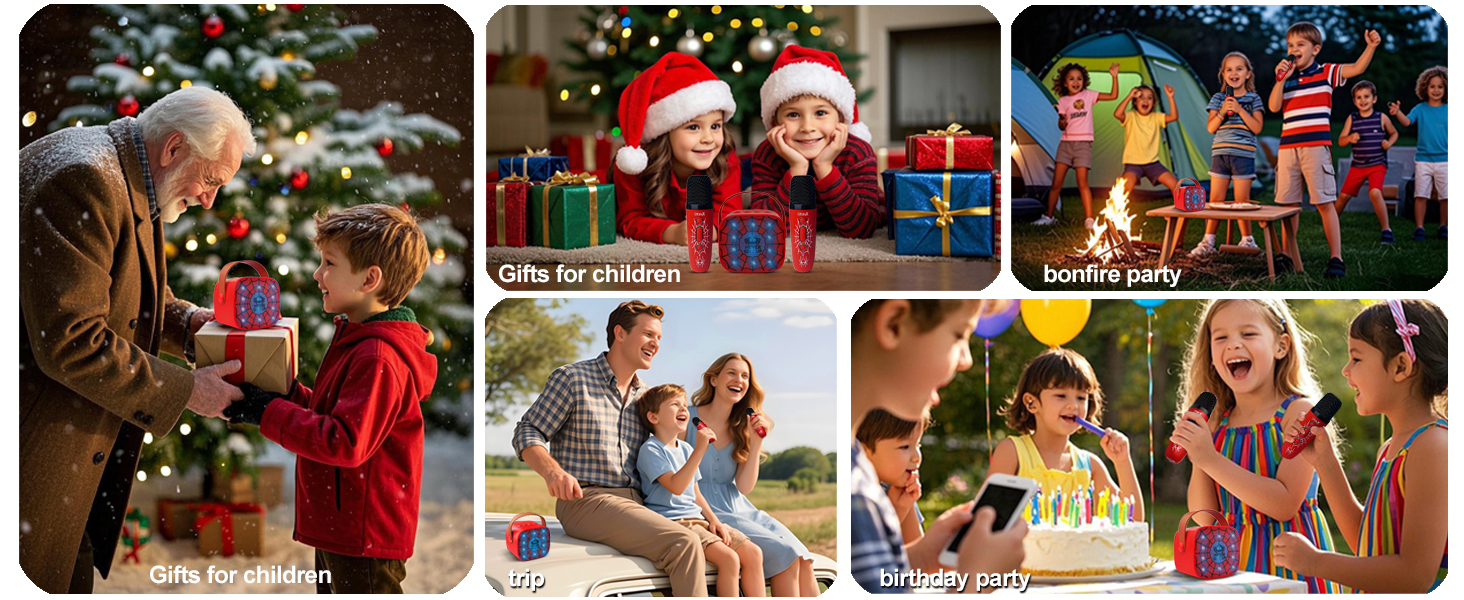 The best gift: Mini karaoke machine