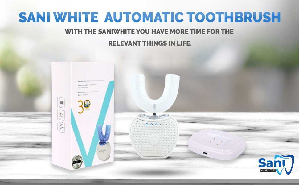 Sani White Toothbrush