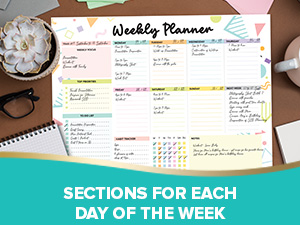 weekly planner notepad