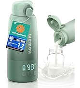 Upgraded Portable Milk Warmer with Self-Clean Function, 110W Fast Heating for Breast Milk &amp; Formu...