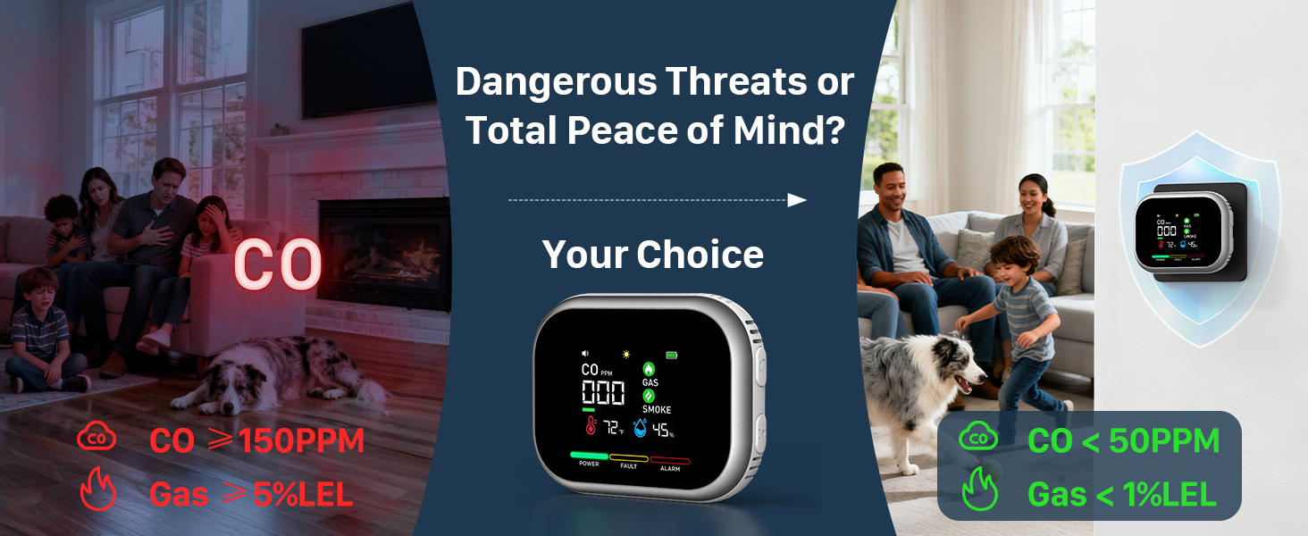 smoke and carbon monoxide detector